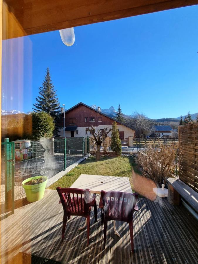 Maison + Jardin Vue Sur Les Montagnes Barcelonnette Ngoại thất bức ảnh